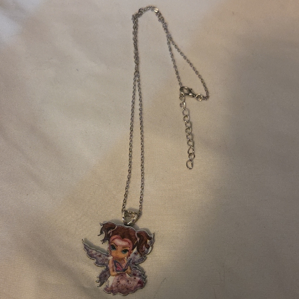 Fairy Pendant Necklace for Kids